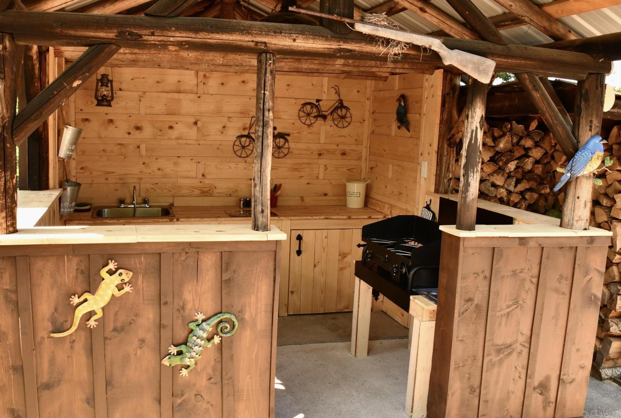 Domaine Le Bostonnais - Le Village En Bois Rond لاتوك المظهر الخارجي الصورة